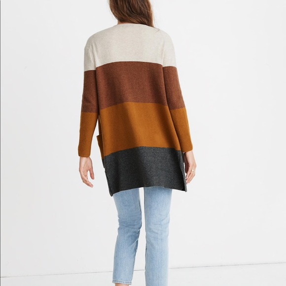 Madewell Kent Striped Cardigan - Picture 3 of 4